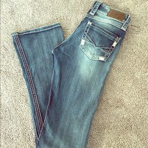 BKE boot-cut, low-rise Jeans